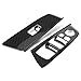 4Pcs Car Window Button Frame Cover Trim for 5 Series G30 2017-2018 (Carbon Fiber)