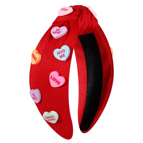 boderier �o�����^�C���f�[ �w�b�h�o���h �����p ���b�h �L�����f�B�n�[�g �w�b�h�o���h XOXO Love BE MINE �n�[�g���ѕt���w�b�h�o���h �o�����^�C���f�[�M�t�g �ޏ��� �L�����f�B�n�[�g-���b�h