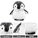 Imagen de VOSSOT Bonito pingüino de peluche de 20 cm