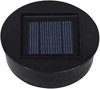 Vista 1 de EXCMARK Partes de luz solar tapas superiores con batería recargable para linternas solares (diámetro 2.4 pulgadas)