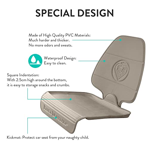 image for Prince Lionheart Car Seat Protector. The only 2 stage Seatsaver Design
