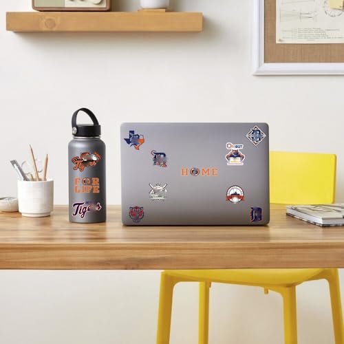Image of 50 PCS American Sport Team Stickers Pack for Water Bottle, Laptop, Bicycle, Computer, Motorcycle, Travel Case, Car Decal Decoration Sticker