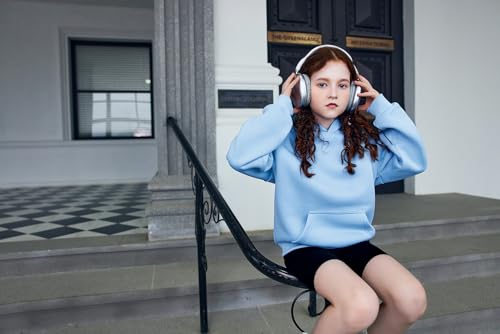Arshiner Mädchen Kapuzenpullover Warm Fleece Kinder Hoodie Winter Pullover mit Tasche Sweatshirt für Mädchen 10-11 Jahre