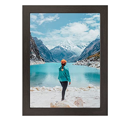 ArtToFrames 11x14 Custom Picture Poster Frame - Upload Your Photo or Art - Framed in Satin Black Mat Not Included - Made in the USA