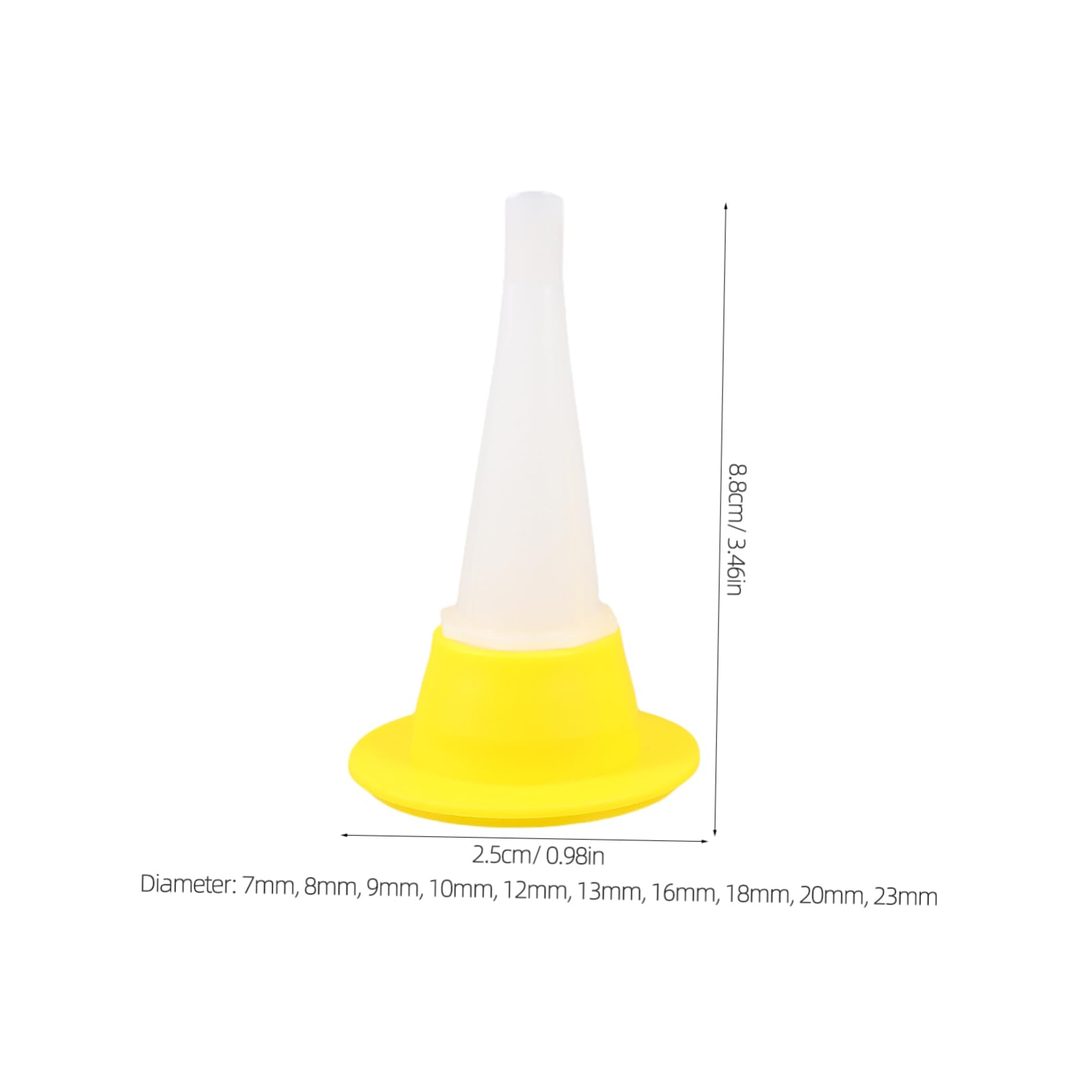 BUGUUYO 15 Pcs V-Shaped Nozzle Structural Adhesive for Caulking Sealant Smooth Remover Glue Tips Reusable Caulking Nozzles