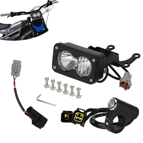 BIUGERCN Fari per motocicletta Luci anteriori per moto da cross per Talaria Sting R MX4 MX3 per Talaria Sting 4000 con interruttore Talaria, luce bianca