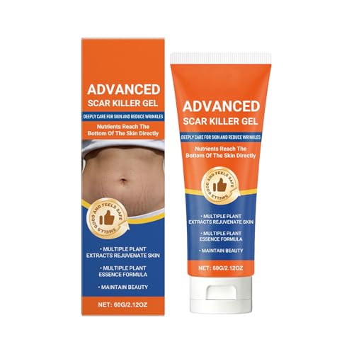 Gel Para Cicatrices,Hidratante Y Nutritivo Para El Cuidado De La Piel,Crema Corporal Y Loción Reparadora De La Piel - Para Estrías Heridas Queloides Quemaduras Mujeres Y Hombres
