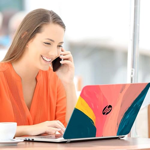 Image of DSGN 129 Full Body Laptop Skin Bubble-Free| Laminated| Removable| HD Quality Sticker for Laptops Upto 15.6 Inches Compatible with Hp