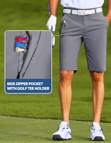  PULI Men's Quick Dry Golf Shorts for Travel Casual Business
| PULI Men's Lightweight 11 Inch Inseam Flat Front Golf Sho