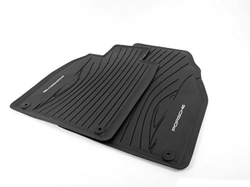 Porsche 911 All Weather Floor Mats For 992 (2019 +) (Black) #TOP20
