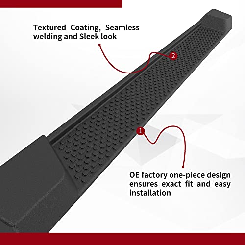 Yitamotor 6 Inches Oe Style Running Boards, Side Steps Compatible For 2018-2022 Jeep Wrangler Jl 4-Door Black, Nerf Bars (Excl Jk Model) #TOP4