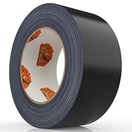 TAPEBEAR Black Duct Tape Heavy Duty 1.88" x 90FT Utility Ducting Tape