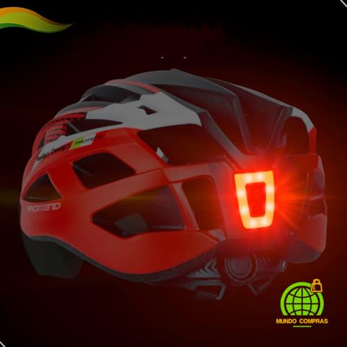 Lanterna Traseira para Bike Quadrada Vermelha 3 Modos Luz Recarregável Usb Prova D'água para Bicicl