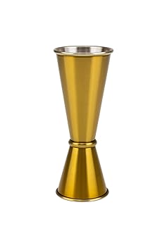 Dynore Stainless Steel Golden Japanese Peg Measure 30/60 ml