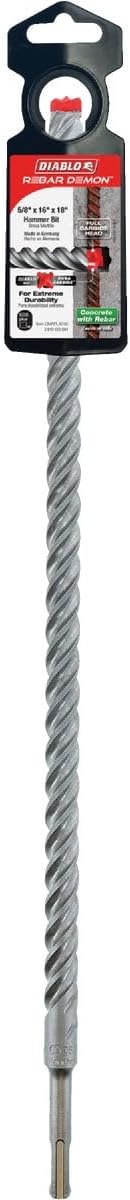 Diablo Rebar Demon Head Hammer Drill Bit - 5/8" Diameter,
