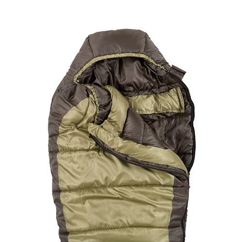 Coleman North Rim 0°F Big & Tall Sleeping Bag, Cold-Weather Mummy Sleep Sack with No-Snag Zipper & Adjustable Hood for Warmth & Ventilation, Large Camping Sleeping Bag - Image 3