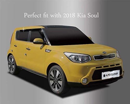 Smoked Window Visor Sun Rain Vent Guard 4p For 2018 Kia Soul