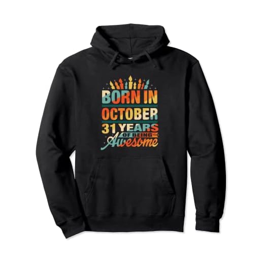 Octubre de 1990 31 años 31 cumpleaños regalo vela gráfica Sudadera con Capucha