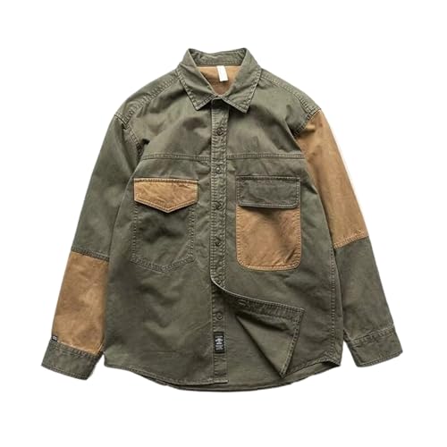 Amazon.com: Workwear Long Sleeved Shirt for Men Japanese