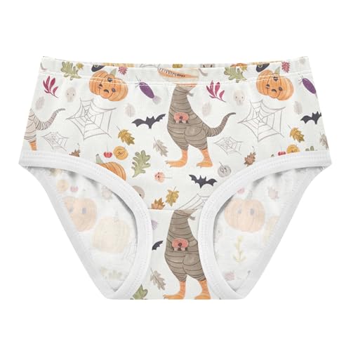 Cotton Toddler Girls Underwear Cute Dinosaurs Halloween Panties for Girl Animal Undies Kids Briefs 2t