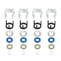 X AUTOHAUX 4 Satz Einspritzdüse Dichtung Reparatur Kit 06J998907D 06J998907 06J998907A