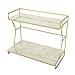 WFJDC Vestidor Estante mármol Estampado Cocina Bandeja Moderno baño encimera Almacenamiento Estante Multifuncional Maquillaje Organizador (Color : White)