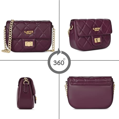 Image of Lavie Luxe Women's Chan25 Flap Cross Body Sling Bag | Ladies Purse Handbag | Gift for Women