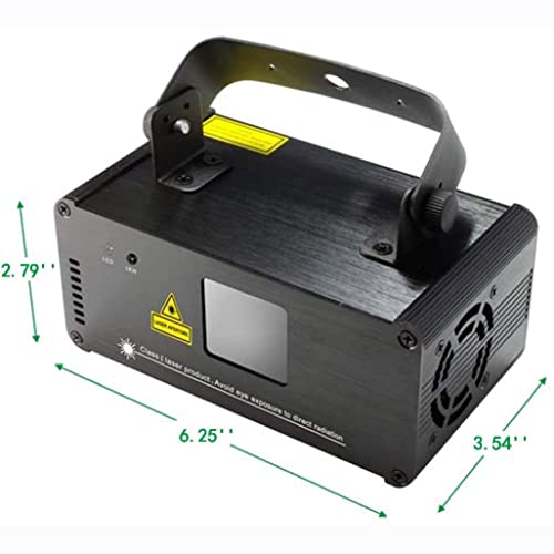 Sumger Professional DMX512 LED Indoor Stage Lights RGY Laser Scanner Beam Effect Stage Light Sound Activated Bedroom Laser Projector Lighting Show with Remote for DJ Disco Church Birthday Party Xmas