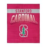 Northwest Stanford Cardinal NCAA Bevel Silk Touch Throw Blanket 50x60 inches