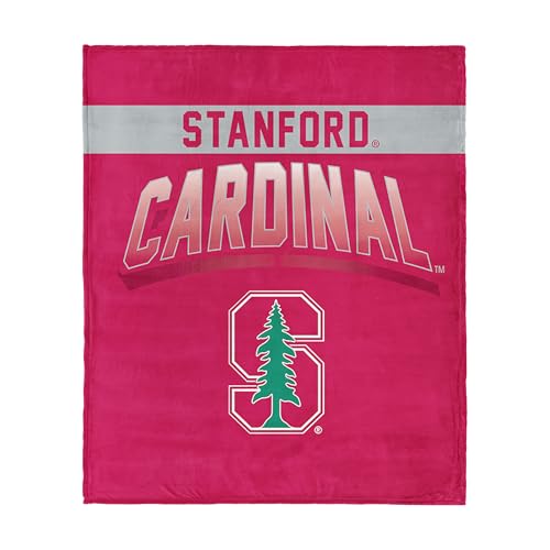 Northwest Stanford Cardinal NCAA Bevel Silk Touch Throw Blanket 50x60 inches