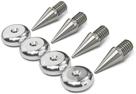 PrecisionGeek M8 Stainless Steel Speaker Spikes with 20mm Round ...