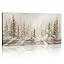 Misty Sunshine Pine Forest