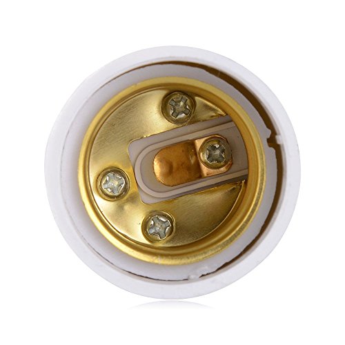 Image of Onite 48-Pack GU24 to E26 Adapter, 600W 320F Heat Resistant Socket Converter, High Power GU24 Bulb Base to E26 /E27 Medium Socket, for Halogen /Incandescent /LED Bulbs (4doz)