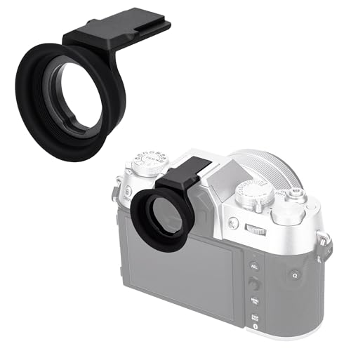 JJC Soft Rubber Eyecup Eyepiece for Fuji Fujifilm X-T50 XT50 Mirrorless Camera, X-T50 XT50 Eye Cup Viewfinder Cover, Not Affect The Use of LCD Screen, Comfortable Eyeglass Wearers