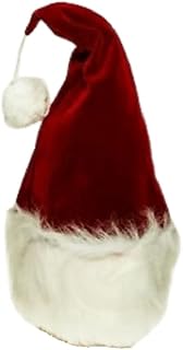 ADLT VELVEET SANTA HAT LG