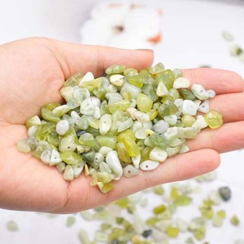 Miniatura 4 de 300 Perlas De Piedras Preciosas Con Agujero Irregulares Para Enhebrar Y Hacer Joyas, Pendientes, Anillos Y Accesorios De Bricolaje Jade Del Sur