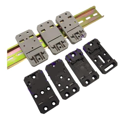 HHB18I Hebilla de riel de 35 mm, hebilla de montaje de plástico de 35 mm de ancho, interruptor, radiador y otros equipos aplicables (P35-205)