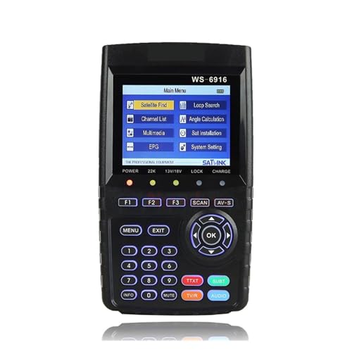 WS-6916 WS 6916 DVB-S2/S Sat Finder qM@ MPEG-2/MPEG-4 H.265 Satfinder qMt@C_[[^[