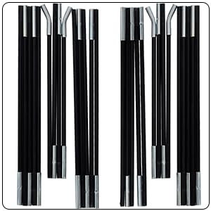 KAIDIDA 8X6FT Golf Net Fiber Glass Poles