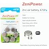 ZeniPower Extra High Power Cochlear Implant BTE Speech Processor Batteries Zinc Air 1.4V Size 675P, 675CI, Implant Plus (120 Batteries)