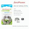 ZeniPower Extra High Power Cochlear Implant BTE Speech Processor Batteries Zinc Air 1.4V Size 675P, 675CI, Implant Plus (120 Batteries)