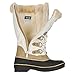DREAM PAIRS Women's DP Warm Faux Fur Lined Mid Calf Winter Snow Boots,Size 6,Beige/White,DP-AVALANCHE