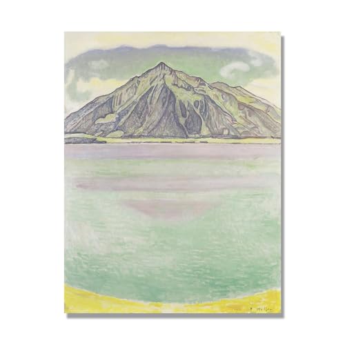 Tableau d'art de mur de toile premium reproductions de tableaux Hodler