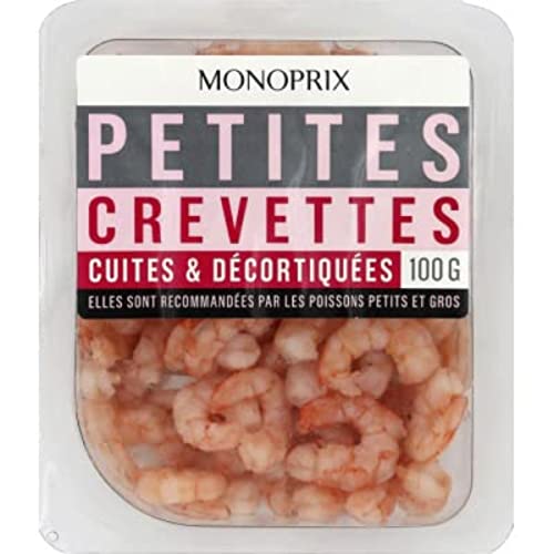Monoprix Petites crevettes cuites & décortiquées, pêche responsable et durable