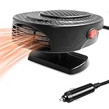 Gobesty Portable 12V Car Heater, Car Heaters That Plug Into Cigarette, 2 in 1 Fast Heating/Cooling, Defroster and Windshield Defogger, Auto Heater Fan for Winter Driving, Suitable for All Car - Image 8