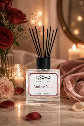 Diffusor de Aroma Affinati Amber Noir 7 fl oz con 8 Varillas miniatura 2