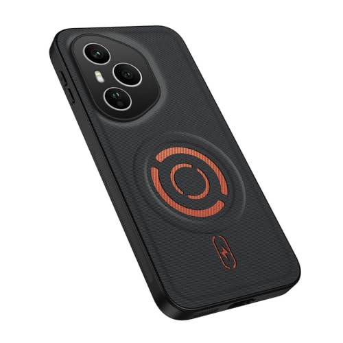 MTRIEBA Magnetic Phone Case for Honor 400 Pro, Black