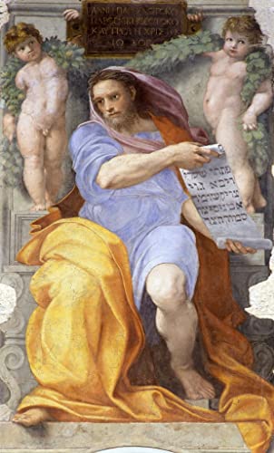 Affiche le prophète Isaïe de Raphaël sur toile 60x90cm pour inspirer la sérénité chez vous