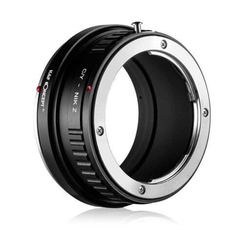 K&F Concept Lens Adapter Ring for Contax Yashica CY to Nikon Z Mount Z50 Z6 Z7 Camera
