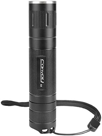 Convoy S3 CREE XM-L U2 LED 1000 Lumens Super-bright Camping Flashlight/Underwater Cluster Lighting Flashlight LED Torch Flashlight, black